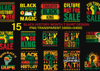 Black history t shirt design bundle