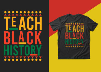 African american black history month t shirt design