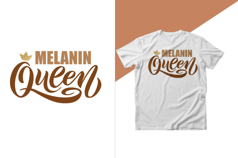 African melanin t shirt design bundle