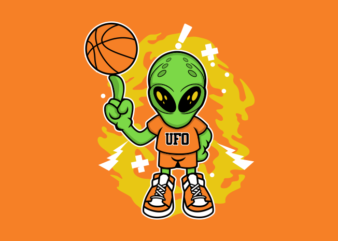 ALIEN BASKETBALL PLAYER