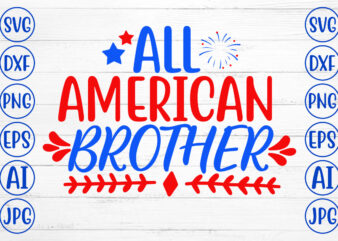 All American Brother SVG