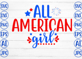 All American Girl SVG