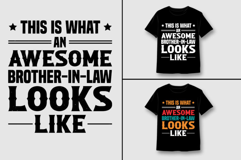 Brother T-Shirt Design Bundle