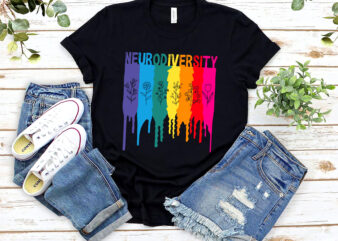 Autism Awareness Png, Neurodiversity Png, Autistic Pride Png, Autism Mom Png, Autism Gift, Rainbow Neurodiversity PNG File TL t shirt vector
