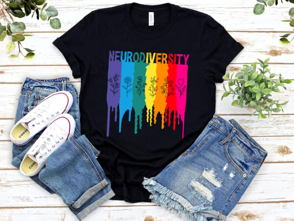 Autism awareness png, neurodiversity png, autistic pride png, autism mom png, autism gift, rainbow neurodiversity png file tl t shirt vector