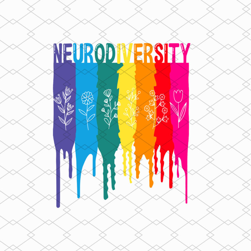 Autism Awareness Png, Neurodiversity Png, Autistic Pride Png, Autism Mom Png, Autism Gift, Rainbow Neurodiversity PNG File TL