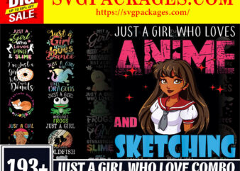 https://svgpackages.com Combo 193+ Just A Girl Who Love Png, Just A Girl Who Love Christmas Png, Just A Girl Love Anime, Animal, Love More, Digital Download 902366435 graphic t shirt
