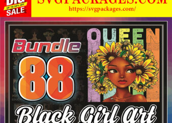 https://svgpackages.com 88 Black Girl Art Bundle, Black Women Strong png, Afro women png, Black Queen, Black Girl, Melanin png, Printable Digital, Instant Download 907035626 graphic t shirt