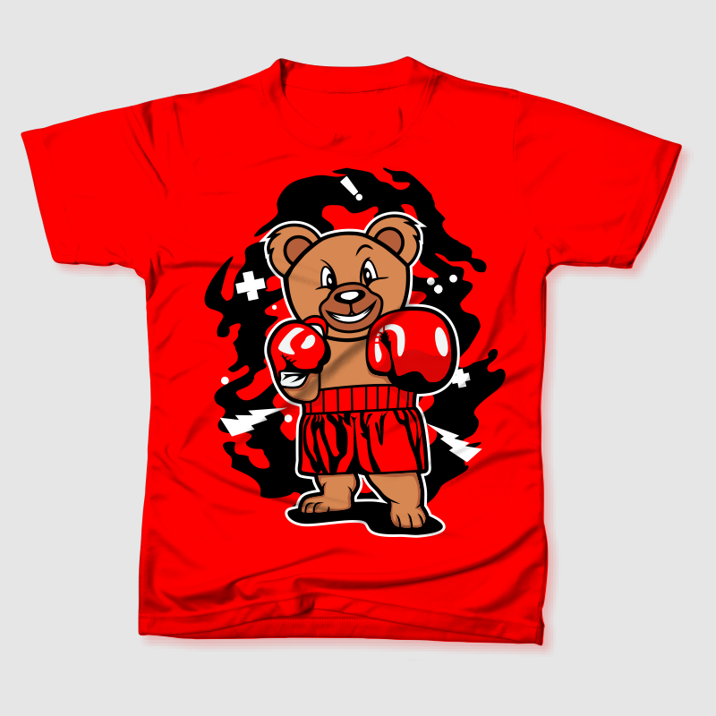 BOXING BEAR CARTOON