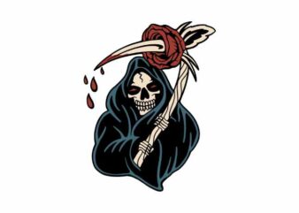 Grim Reaper and Rose