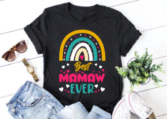Best Mamaw Ever T-Shirt Design