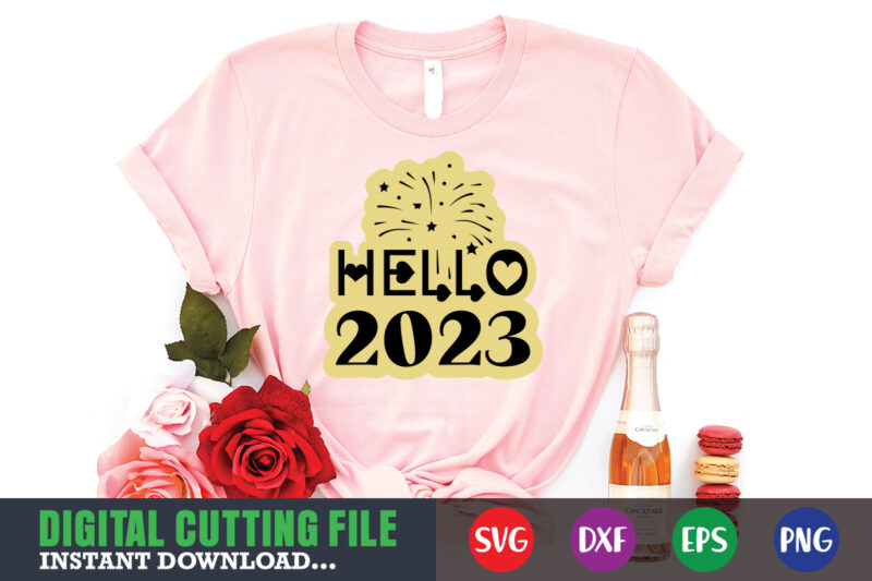 Hello 2023 SVG T-Shirt