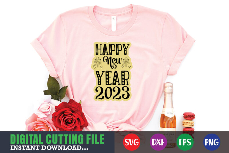 Happy new year 2023 SVG