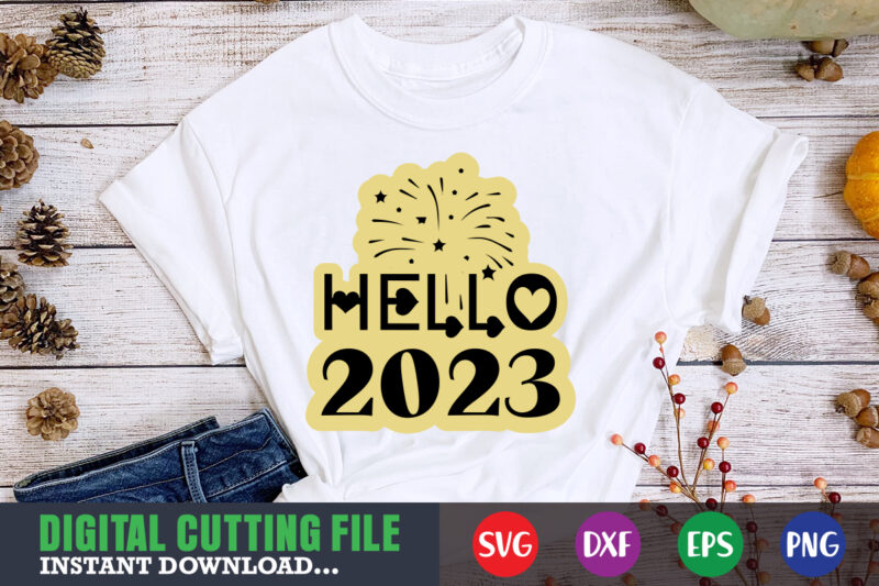 Hello 2023 SVG T-Shirt