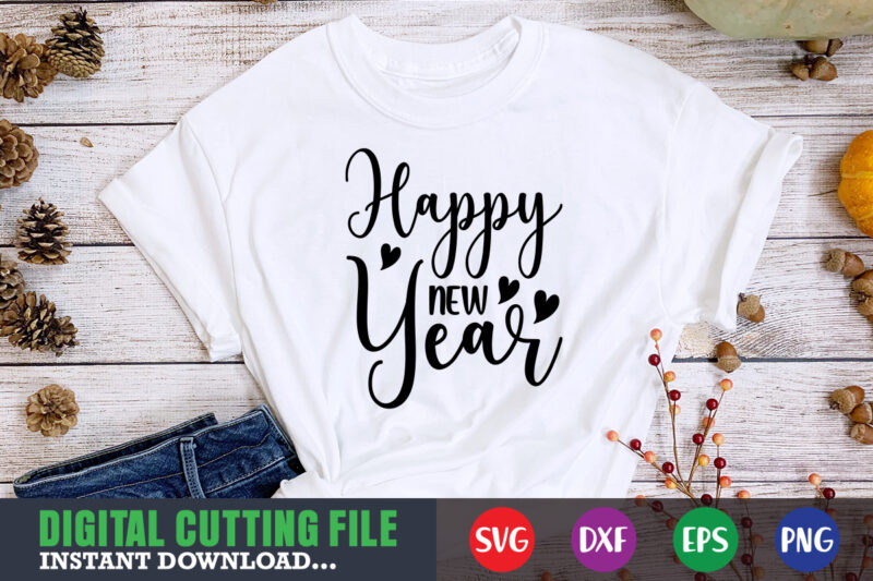Happy new year SVG