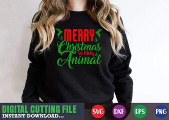 merry christmas y filthy animal svg, print template, christmas naughty svg, christmas svg, christmas t-shirt, christmas svg shirt print template, svg, merry christmas svg, christmas vector, christmas sublimation design, christmas