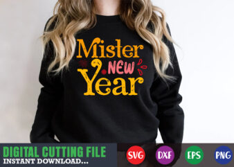 Mister new year SVG