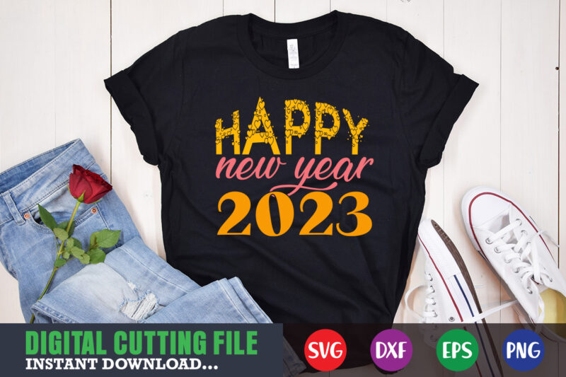 Happy new year 2023 SVG