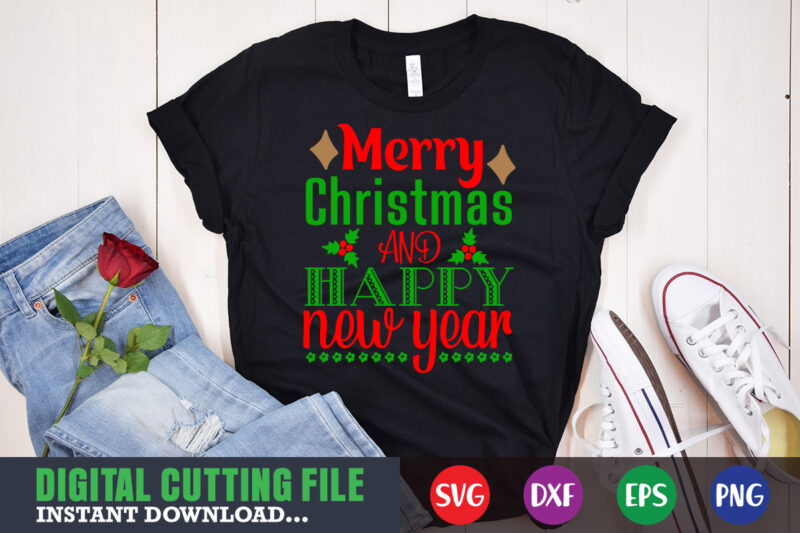Merry christmas and happy new year svg, print template, christmas naughty svg, christmas svg, christmas t-shirt, christmas svg shirt print template, svg, merry christmas svg, christmas vector, christmas sublimation design,