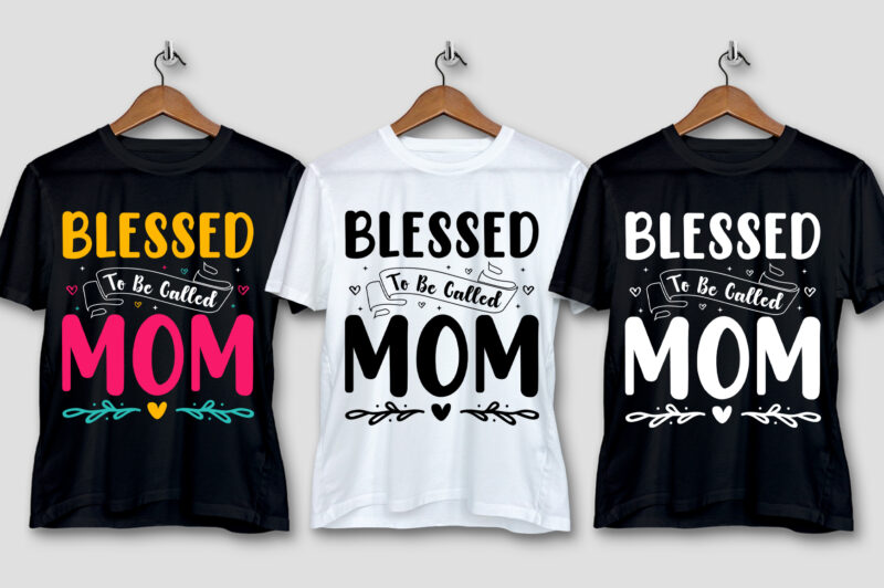 Mom Mommy T-Shirt Design Bundle