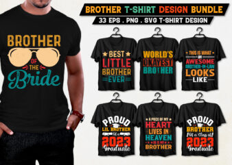 Brother T-Shirt Design Bundle