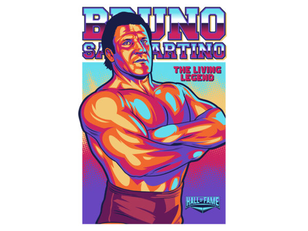 Bruno sammartino t shirt template