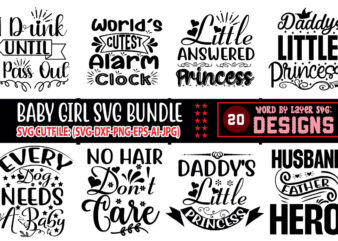 Baby GrilSvg Bundle,Baby Girl SVG Bundle, Baby Onesie svg, Baby Sayings svg, Wildflower svg, Boho Baby svg, Girl Mom svg, New Mom svg, Nursery svg, Baby SVG Bundle, Baby Shower