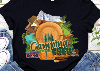 Camping Crew Shirt, Family Camping Gift, Camping Squad, Matching FamilyShirts, Camping Family Shirt, Gift For Campers PNG File TL