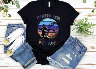 Catcher Hair Don_t Care, Softball , Softball Catcher, Catcher Gift, Softball Love, Catcher Girl, Team Gift