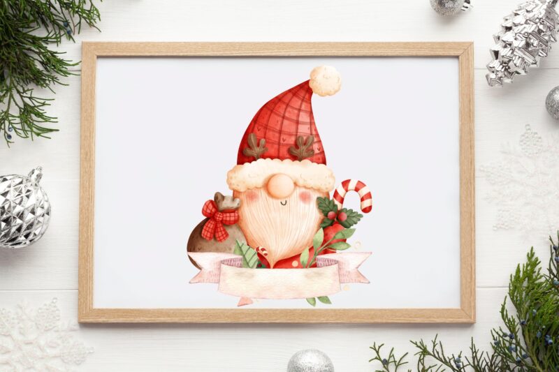 Christmas Gnomes Winter T-shirt Clipart Graphic