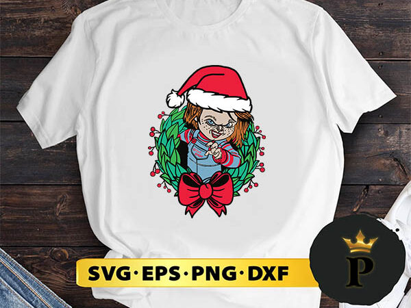 Chucky christmas svg, merry christmas svg, xmas svg digital download t shirt vector file
