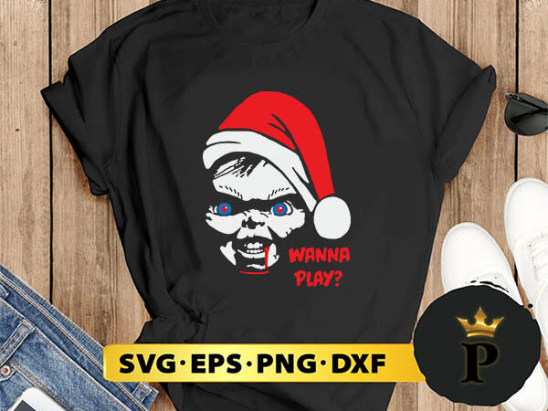 Chucky santa claus christmas svg, merry christmas svg, xmas svg digital download t shirt vector file