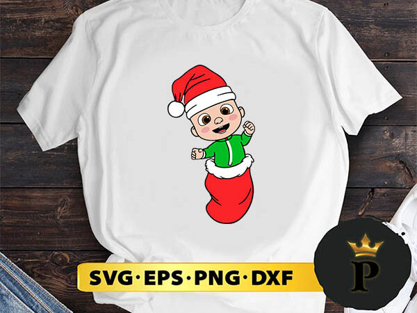 Cocomelon baby christmas svg, merry christmas svg, xmas svg digital download t shirt vector file