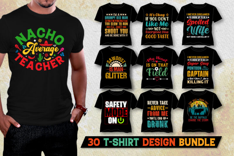 Colorful T-Shirt Design Bundle