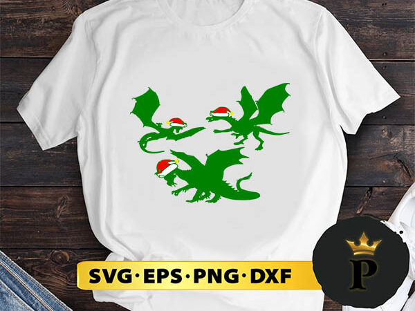 Cool christmas dragon svg, merry christmas svg, xmas svg digital download t shirt vector file