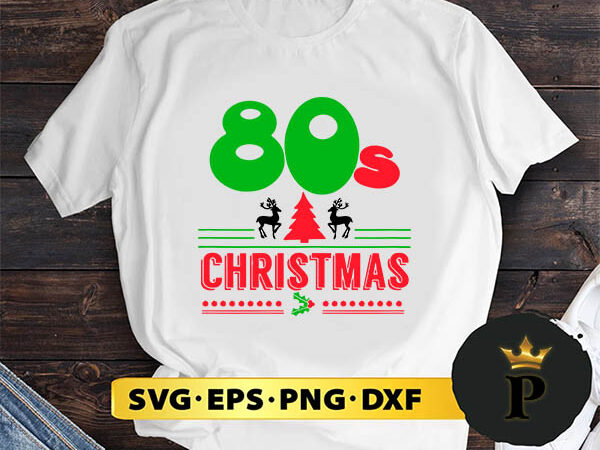 Cool retro ugly 80s christmas party svg, merry christmas svg, xmas svg digital download t shirt vector file