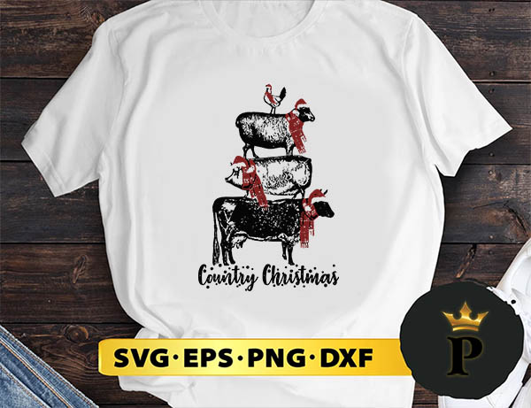 Country Christmas SVG, Merry christmas SVG, Xmas SVG Digital Download