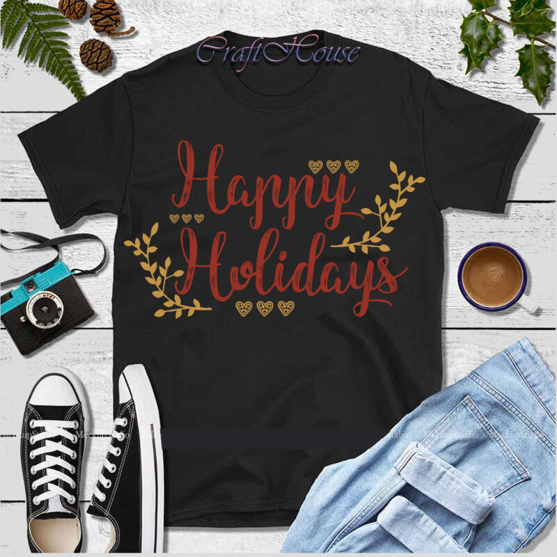 Happy Holiday Svg, Merry Christmas t shirt design, Merry Christmas, Christmas Png, Winter Svg, Christmas Svg, Xmas, Christmas vector, Santa Claus, Holiday Svg, Believe Svg