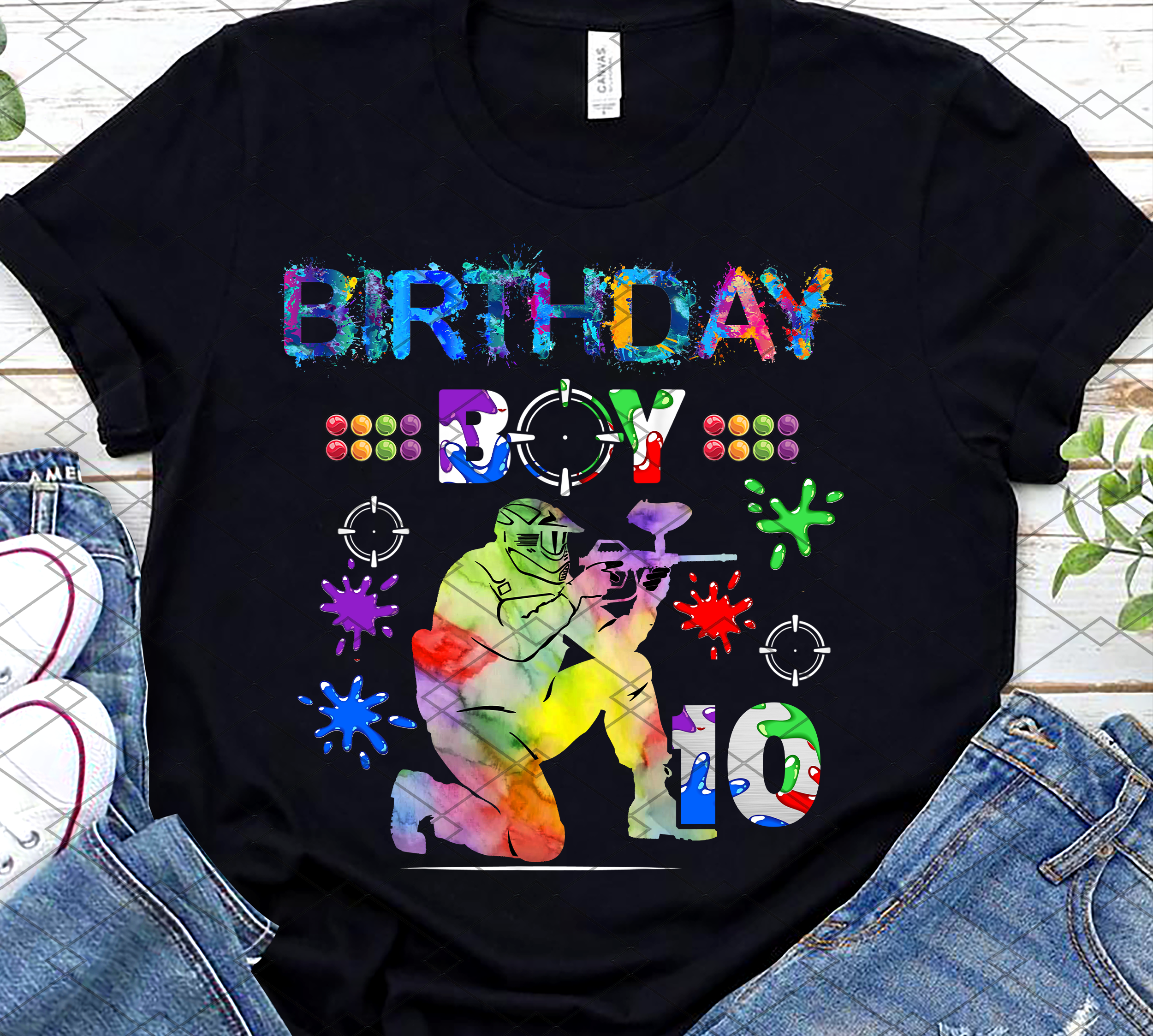 Paintball Birthday Boy Party Theme Shirt Paintball Birthday Boy Party Theme Shirt