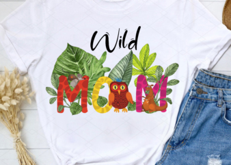 Custom Wild MOM 1st Birthday Png, Safari Gift, Animals Lover, Gift for Kid, Birthday Gift, Matching Birthday Gift PNG File TC t shirt vector file