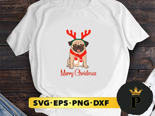 Cute christmas dog merry christmas svg, merry christmas svg, xmas svg digital download t shirt vector file