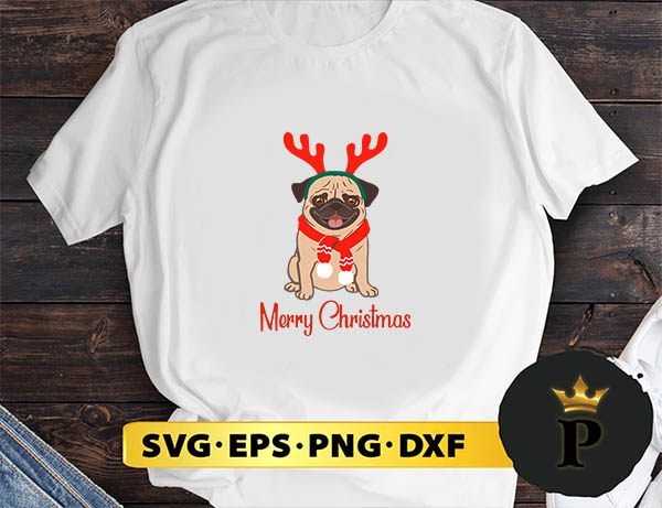 Cute Christmas Dog Merry Christmas SVG, Merry christmas SVG, Xmas SVG Digital Download