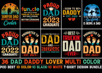 Dad T-Shirt Design Bundle