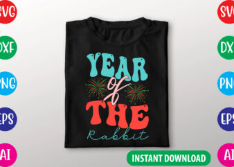 Retro New Year SVG Cut File t shirt design online