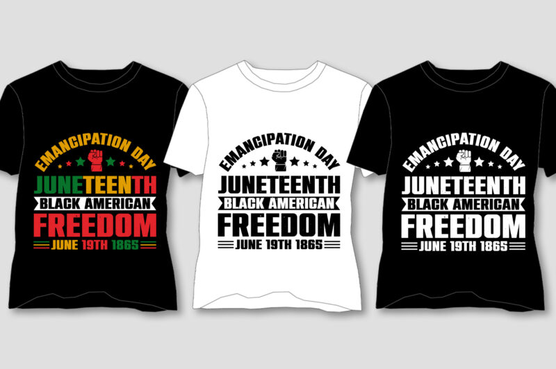 Juneteenth T-Shirt Design Bundle