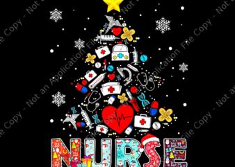 Nurse Christmas Tree Stethoscope RN LPN Scrub Nursing Xmas Png, Nurse Christmas Tree Png, Nurse Stethoscope Scrub Png, Nurse Xmas Png