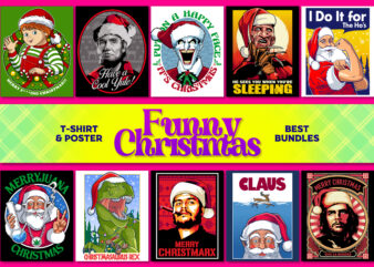 FUNNY CHRISTMAS – T-shirt & Poster Bundles