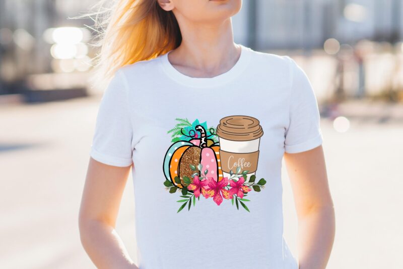 Fall and Coffee Best Sublimation T-shirt Graphic PNG