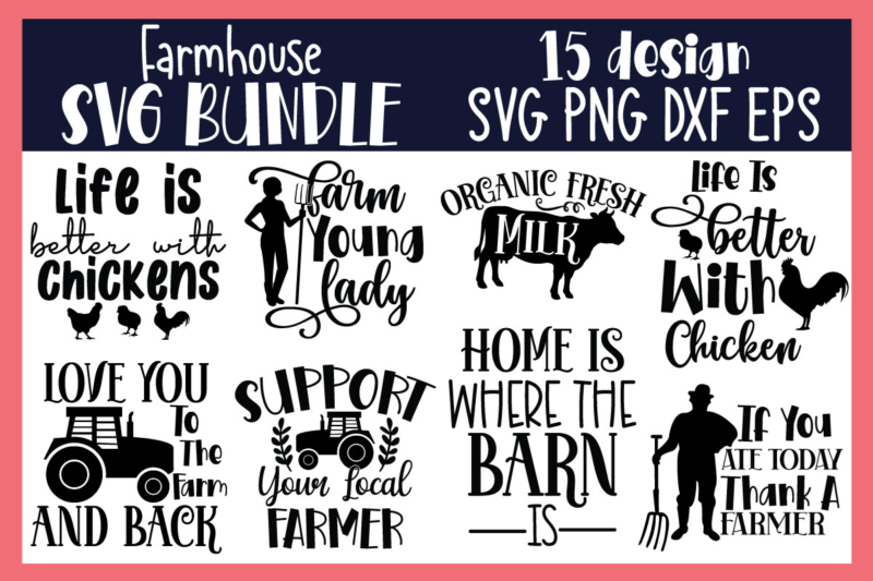 Farmhouse Svg Bundle