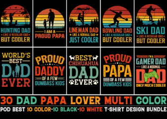 Father’s Day T-Shirt Design Bundle